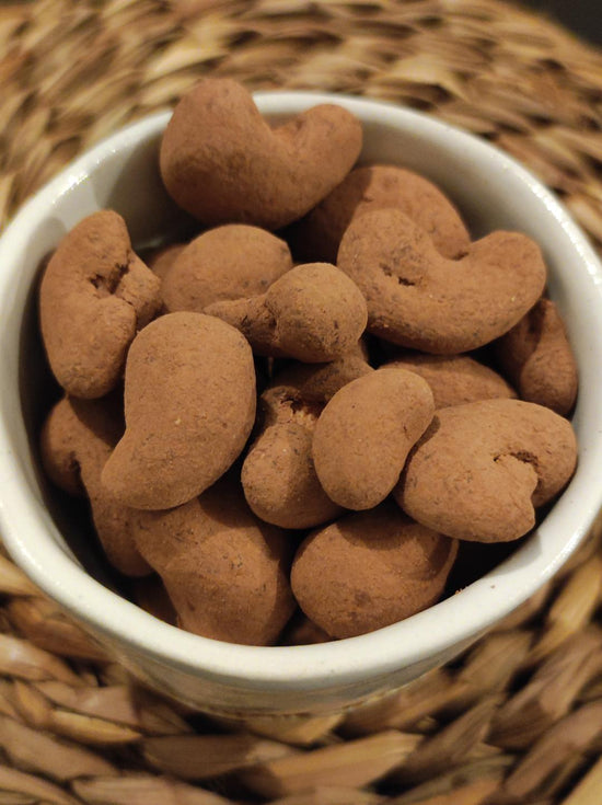 Noix de cajou chocolat au lait et fleur de sel